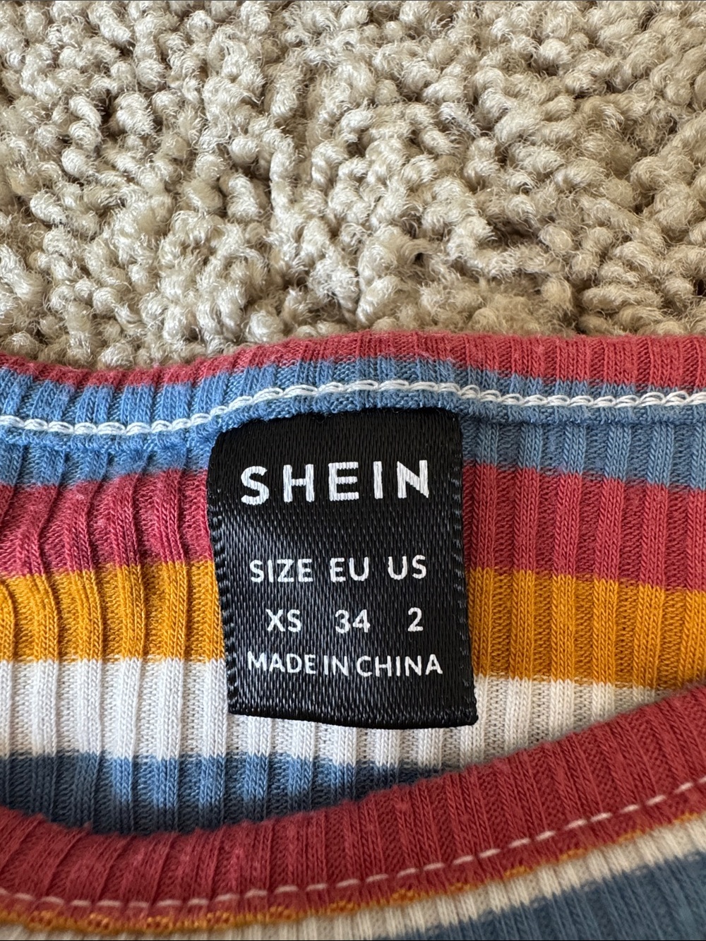Multi Colored Striped Tank Top - Picture 2 of 2